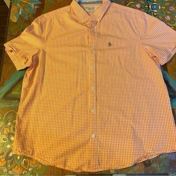 Mens Vintage Original Penguin by Musingwear Short Sleeve Shirt XL - Picture 1 of 7